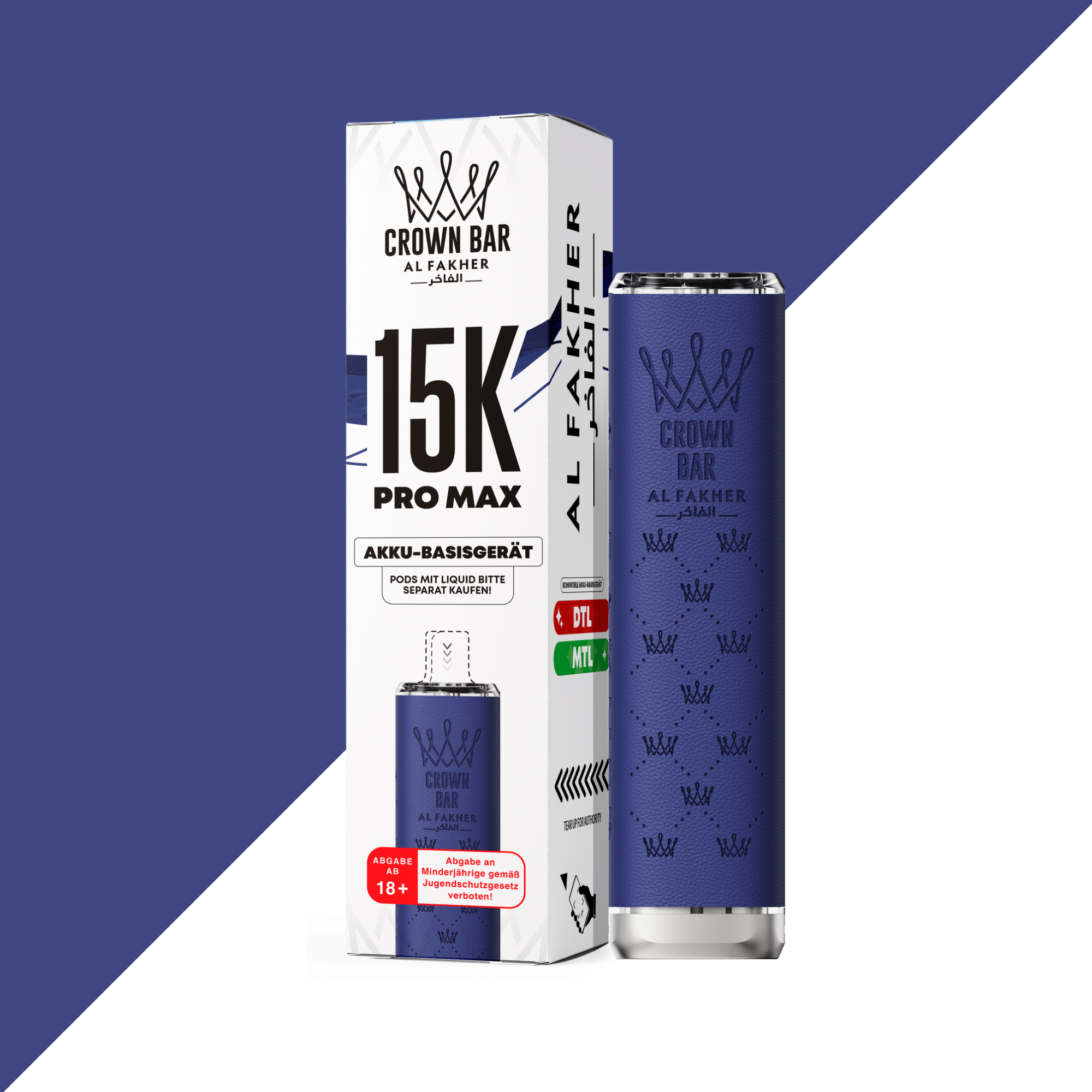 Al Fakher Crown Bar 15k Pro Max - Basisgerät