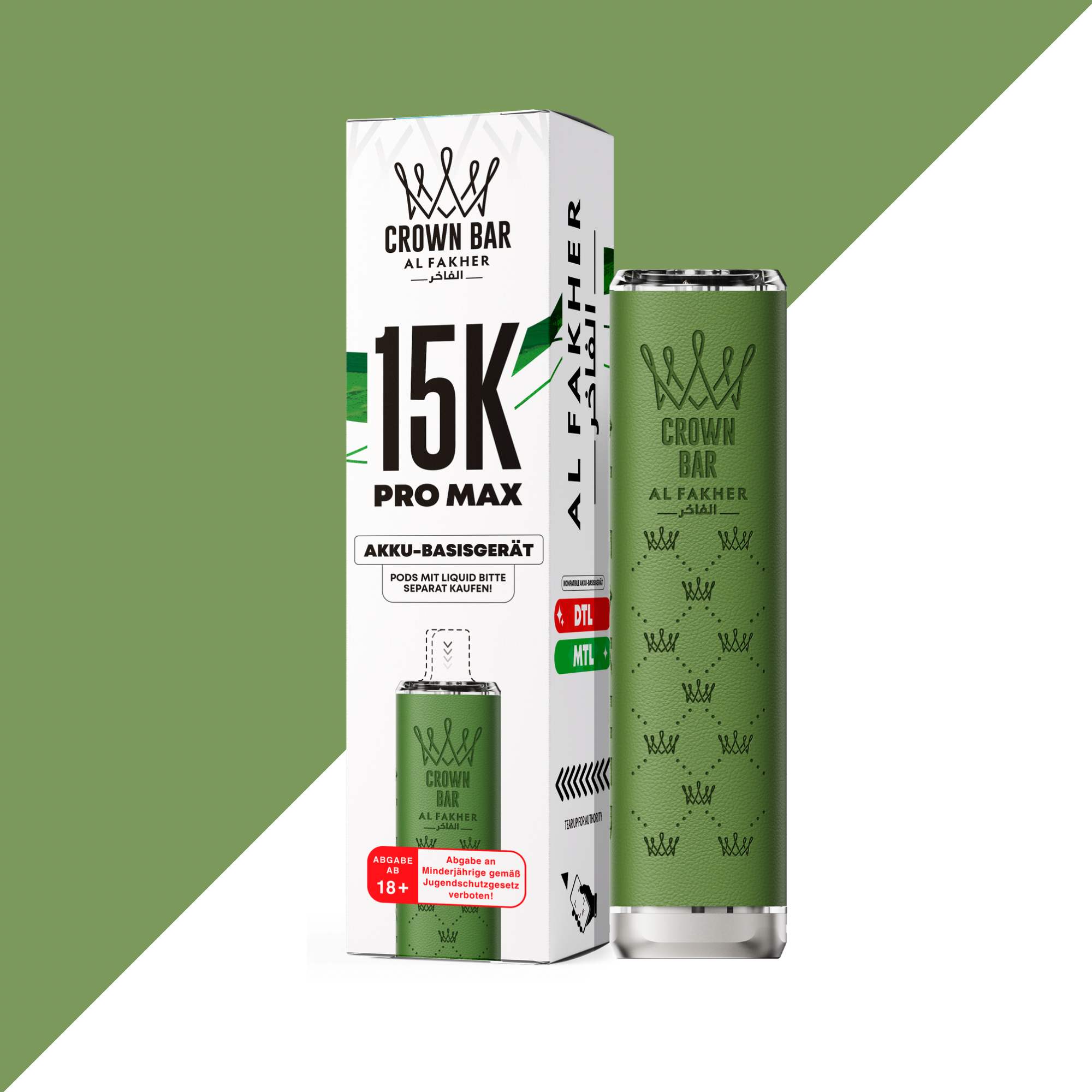 Al Fakher Crown Bar 15k Pro Max - Basisgerät