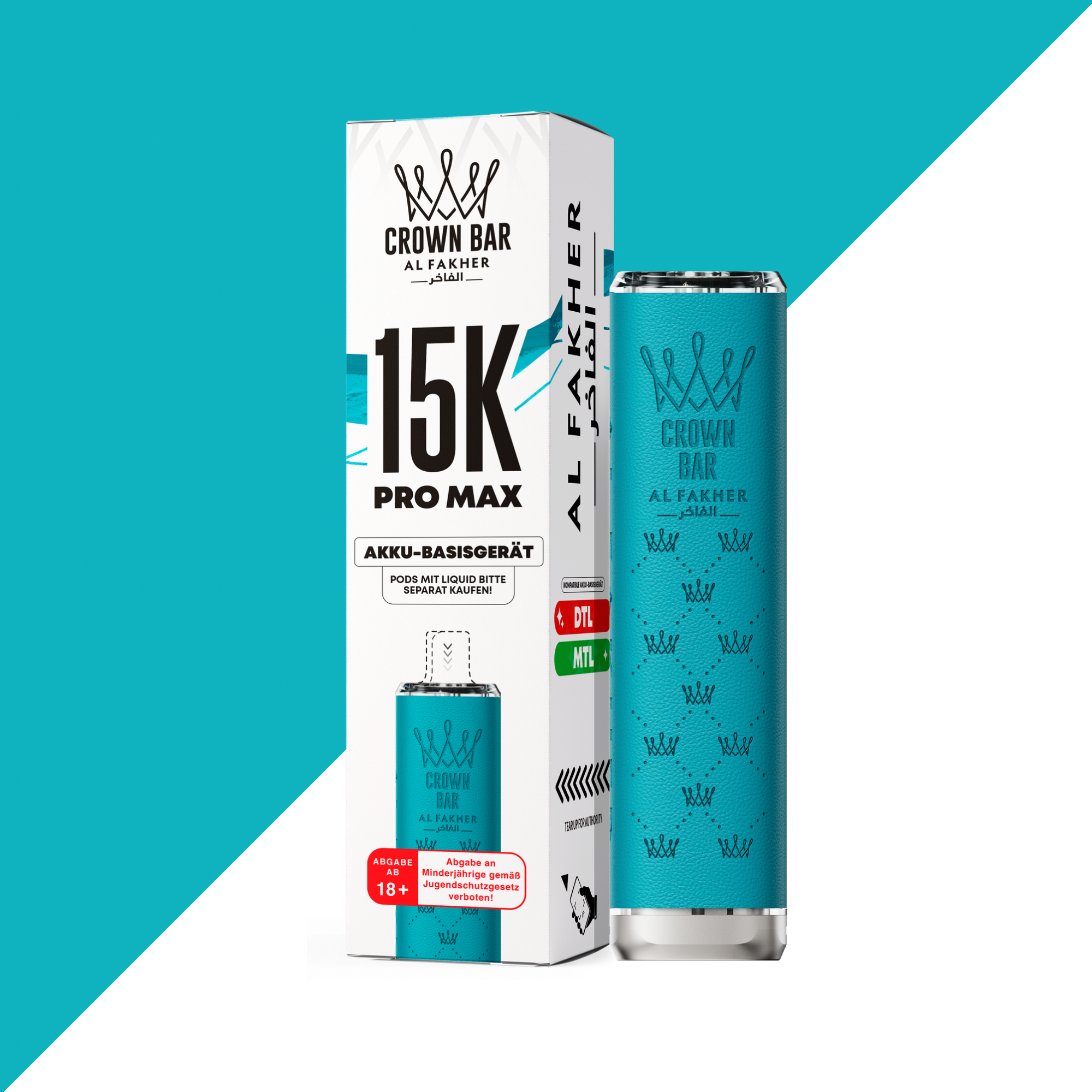 Al Fakher Crown Bar 15k Pro Max - Basisgerät