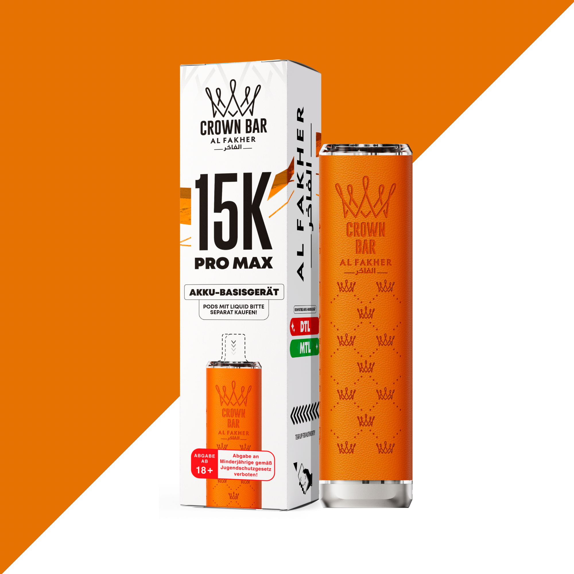 Al Fakher Crown Bar 15k Pro Max - Basisgerät