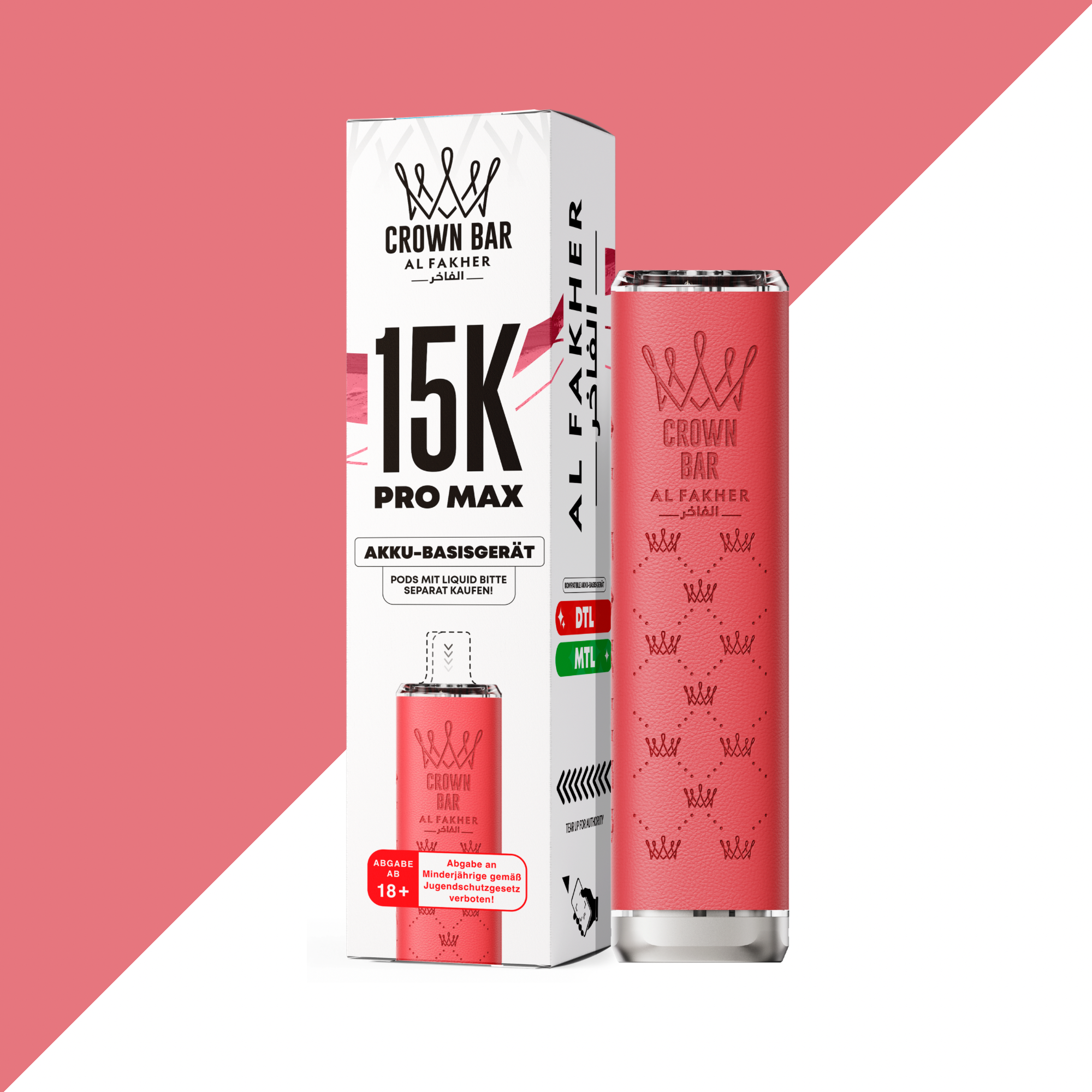 Al Fakher Crown Bar 15k Pro Max - Basisgerät