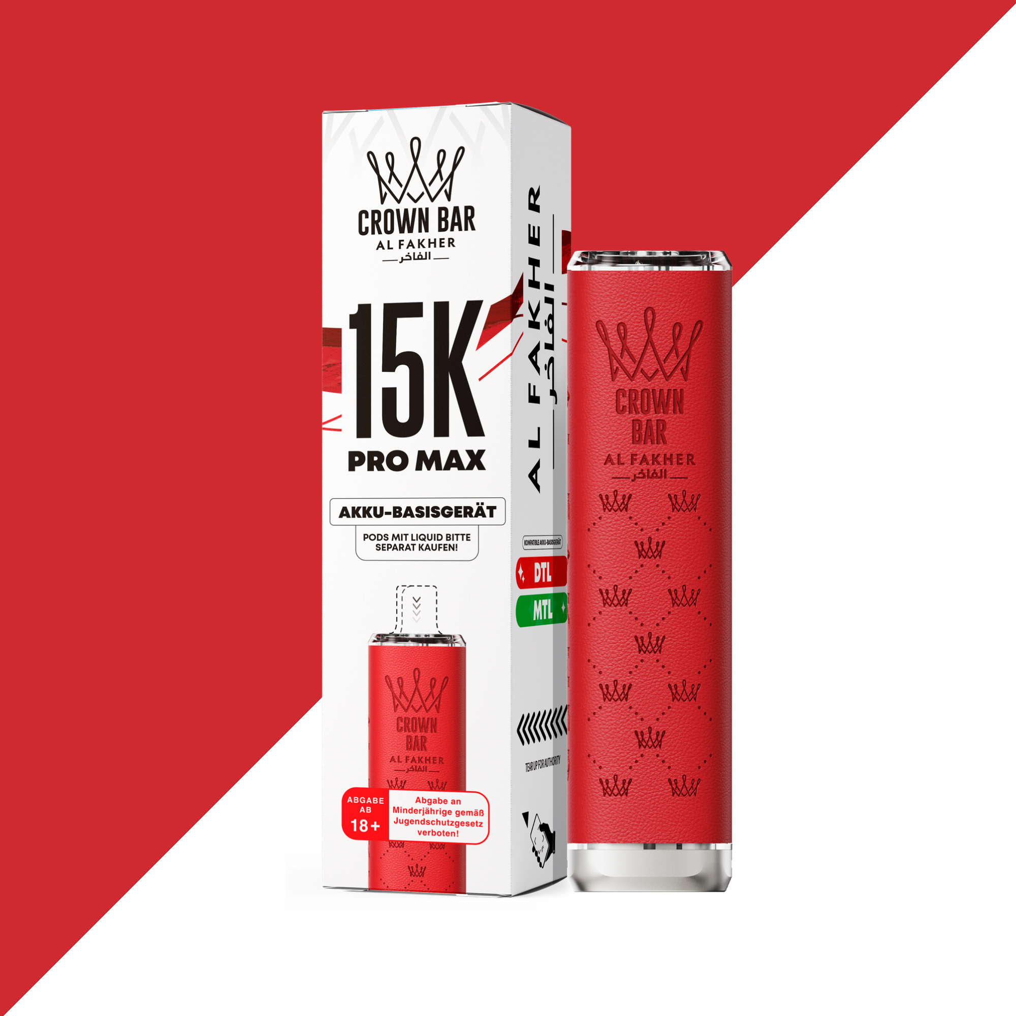 Al Fakher Crown Bar 15k Pro Max - Basisgerät