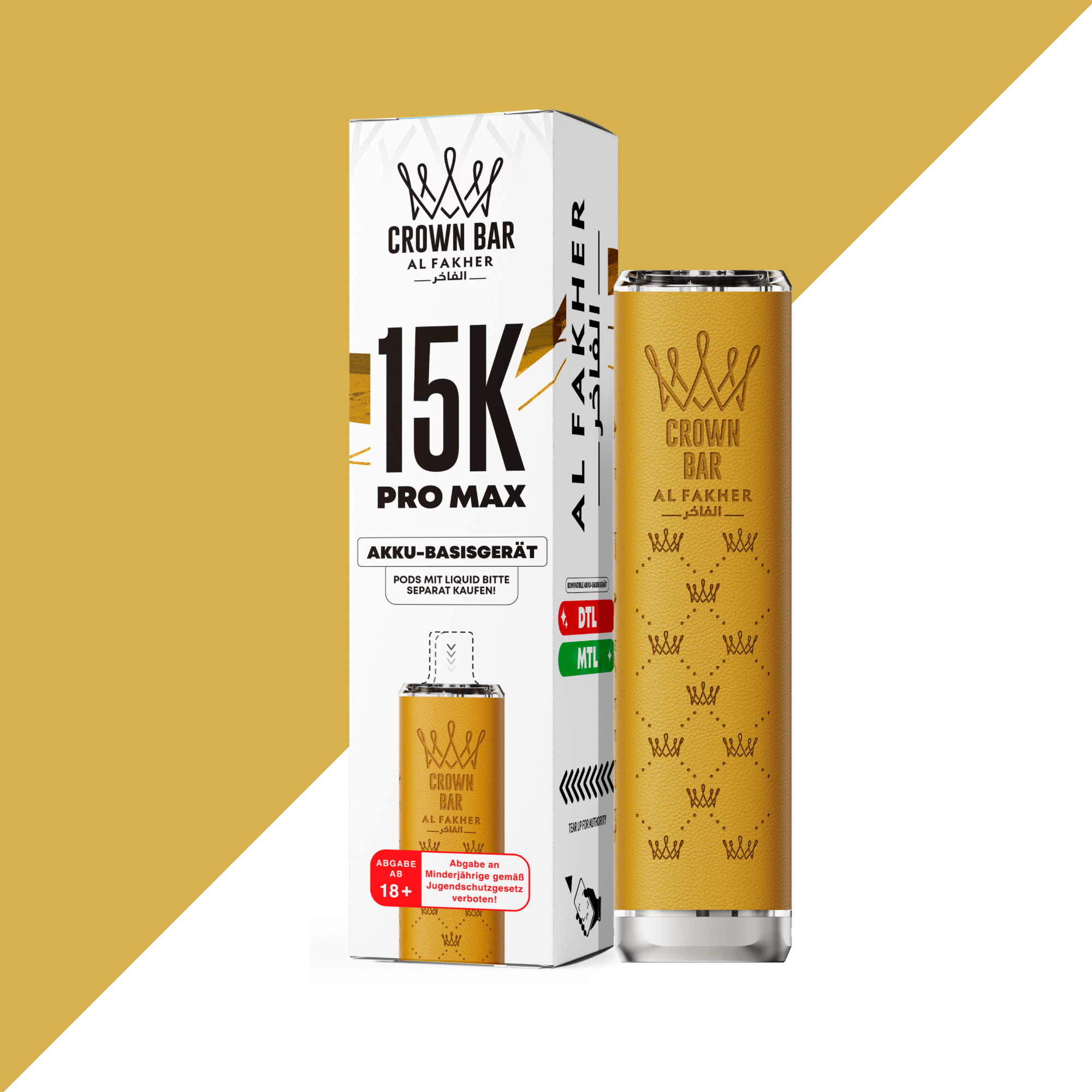 Al Fakher Crown Bar 15k Pro Max - Basisgerät