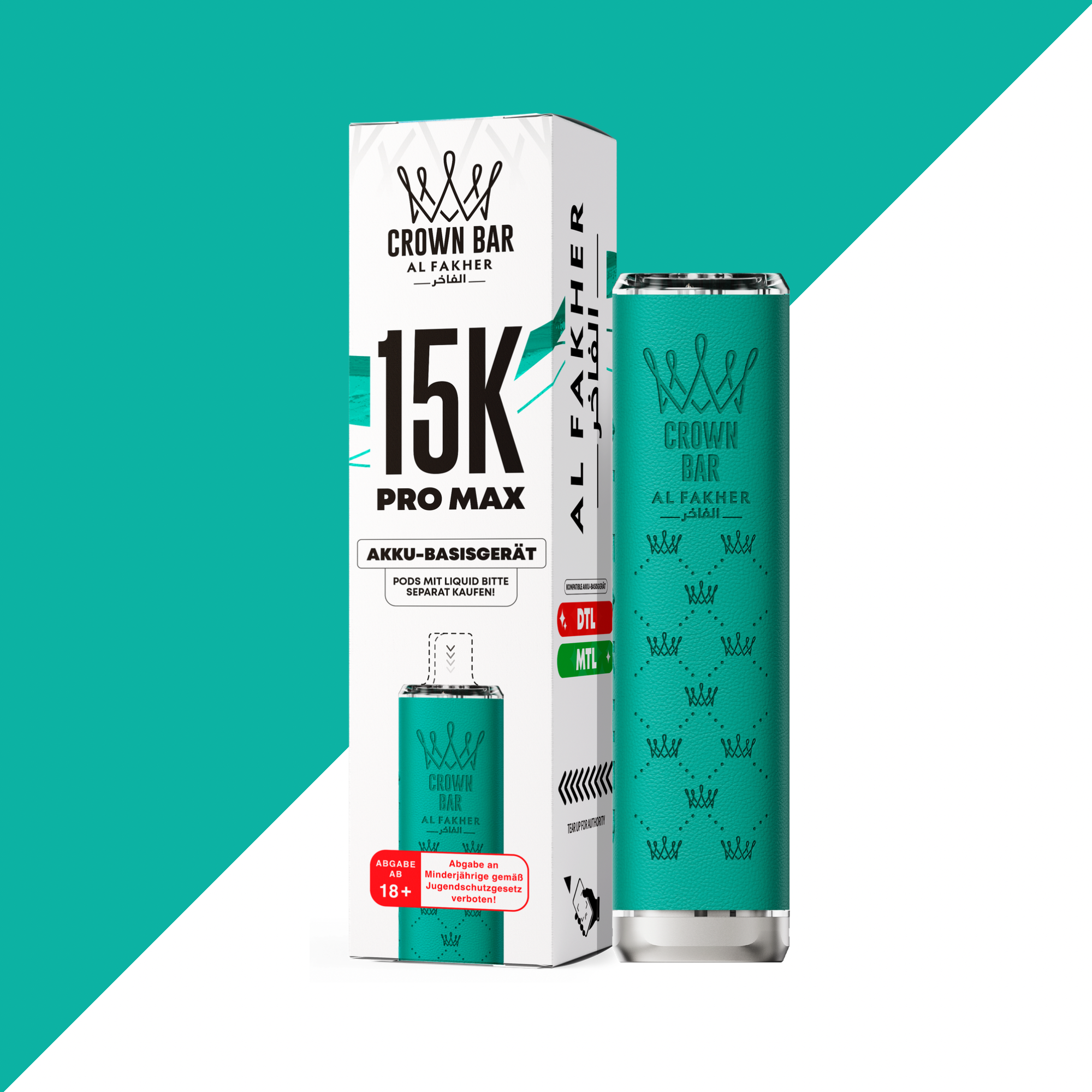 Al Fakher Crown Bar 15k Pro Max - Basisgerät