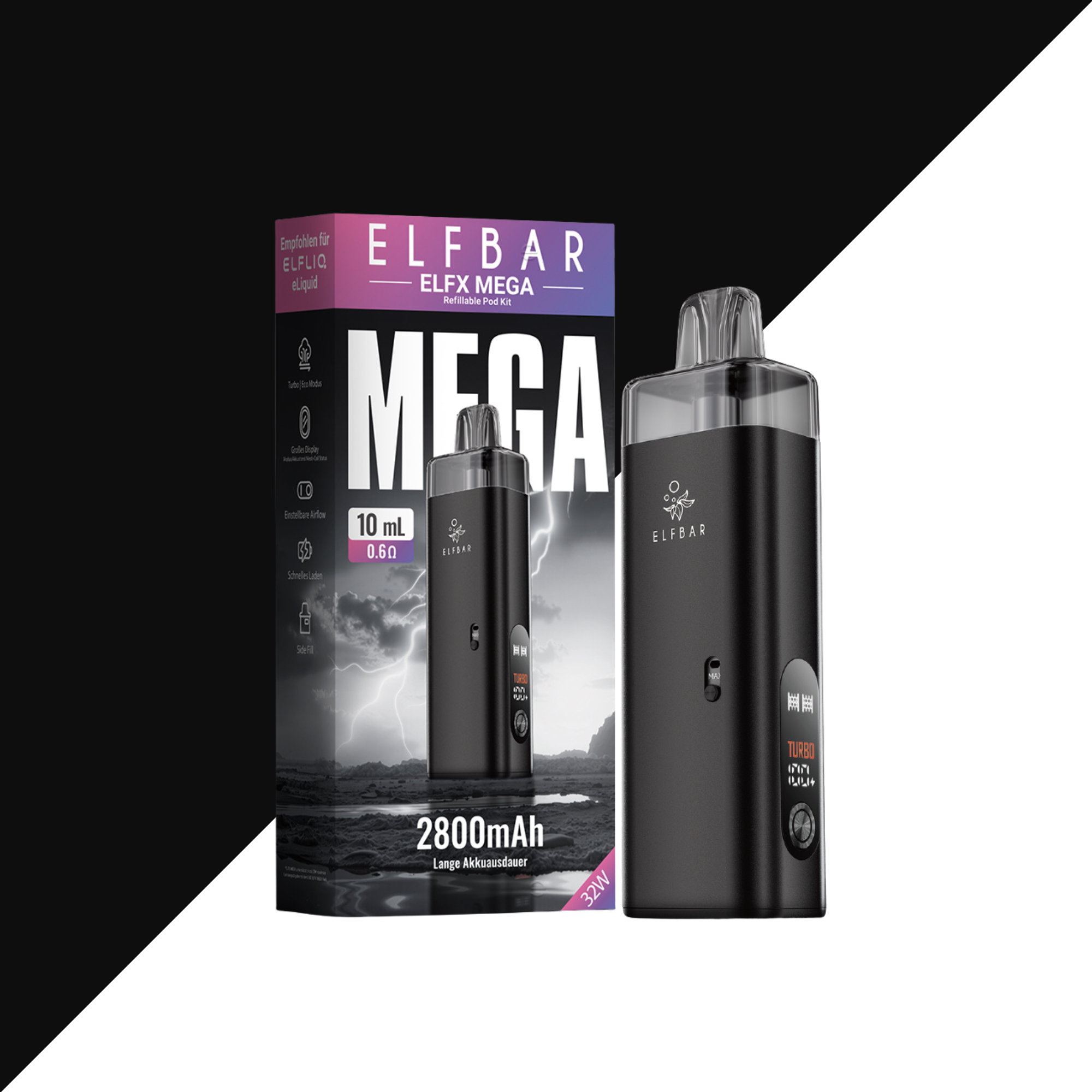 Elfbar ELFX Mega Kit - Alle Farben