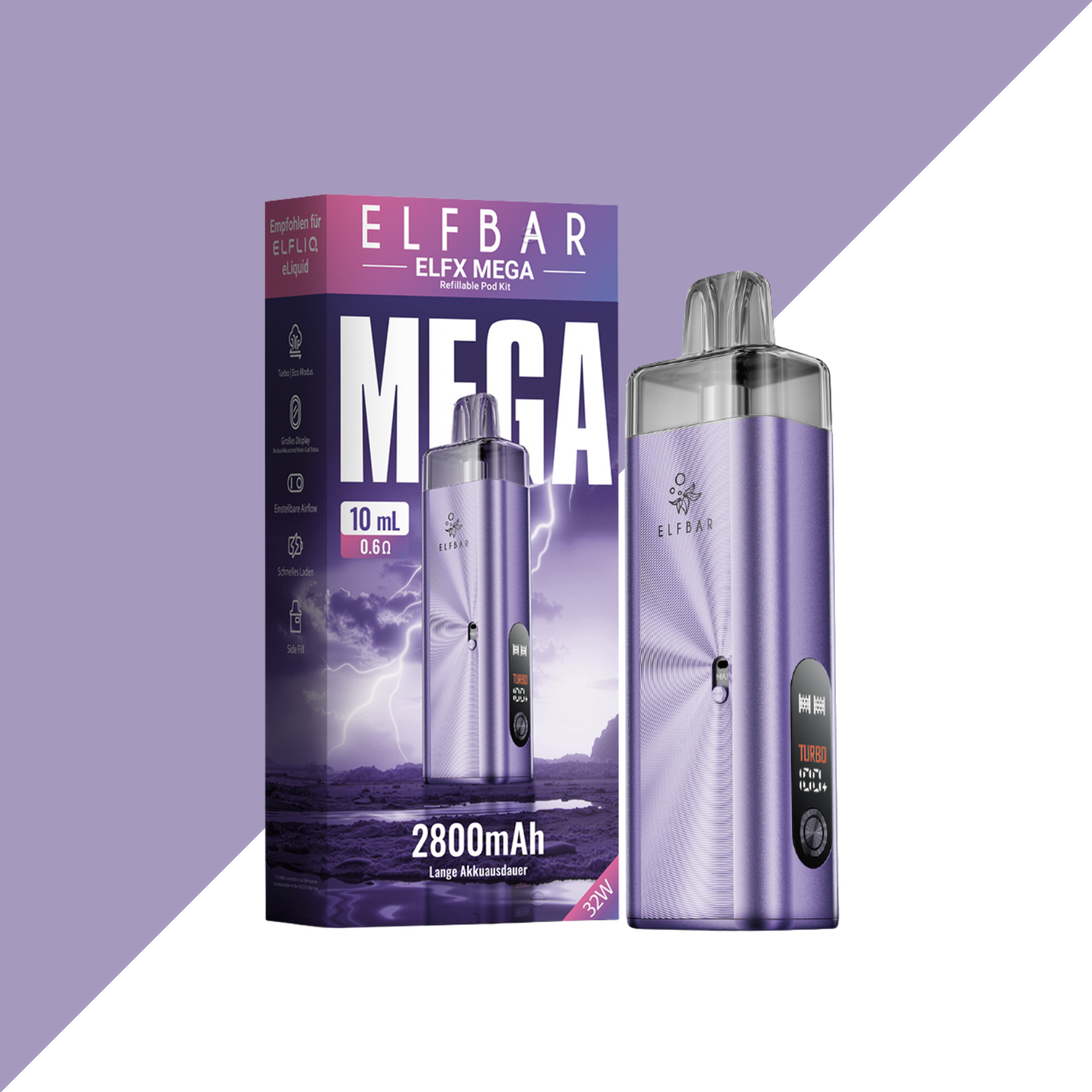 Elfbar ELFX Mega Kit - Alle Farben