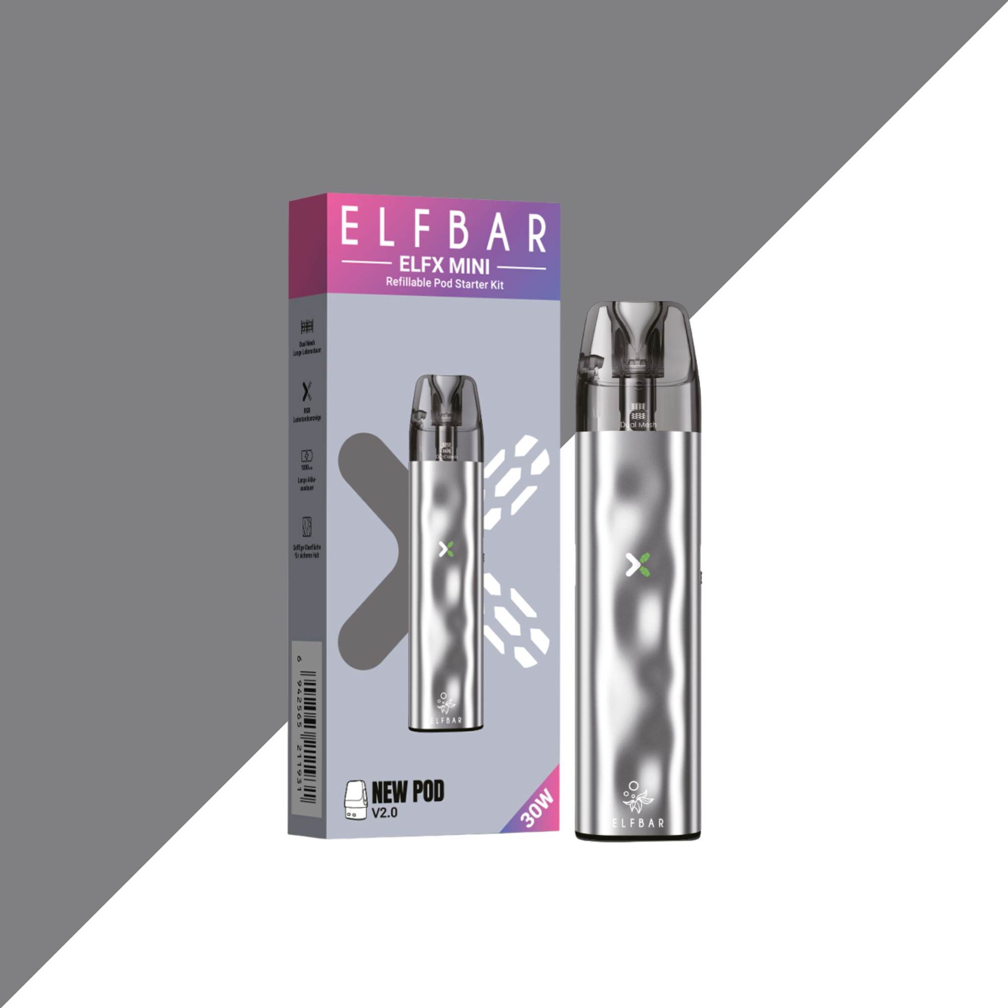 Elfbar ELFX Mini Refillable Kit - Alle Farben