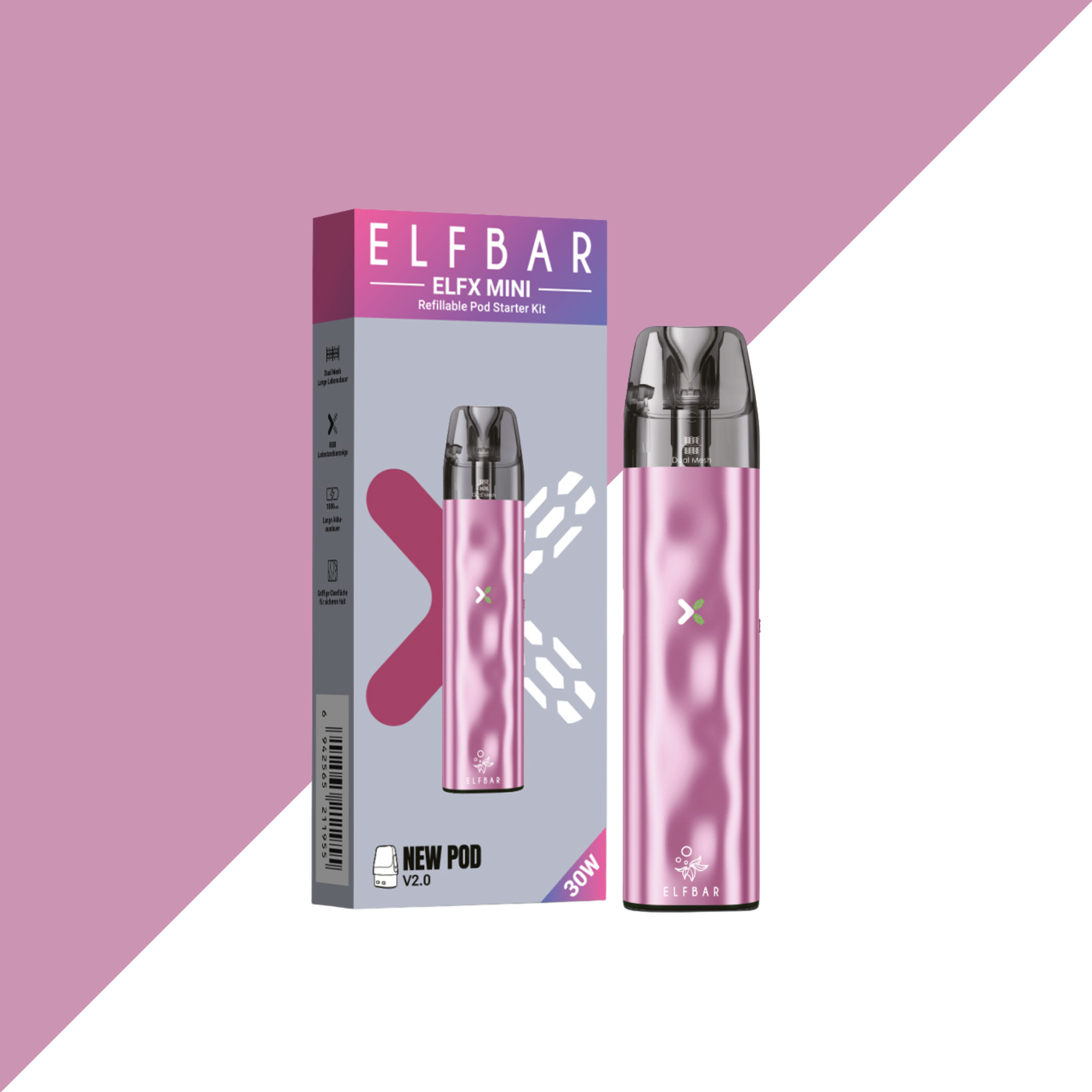 Elfbar ELFX Mini Refillable Kit - Alle Farben