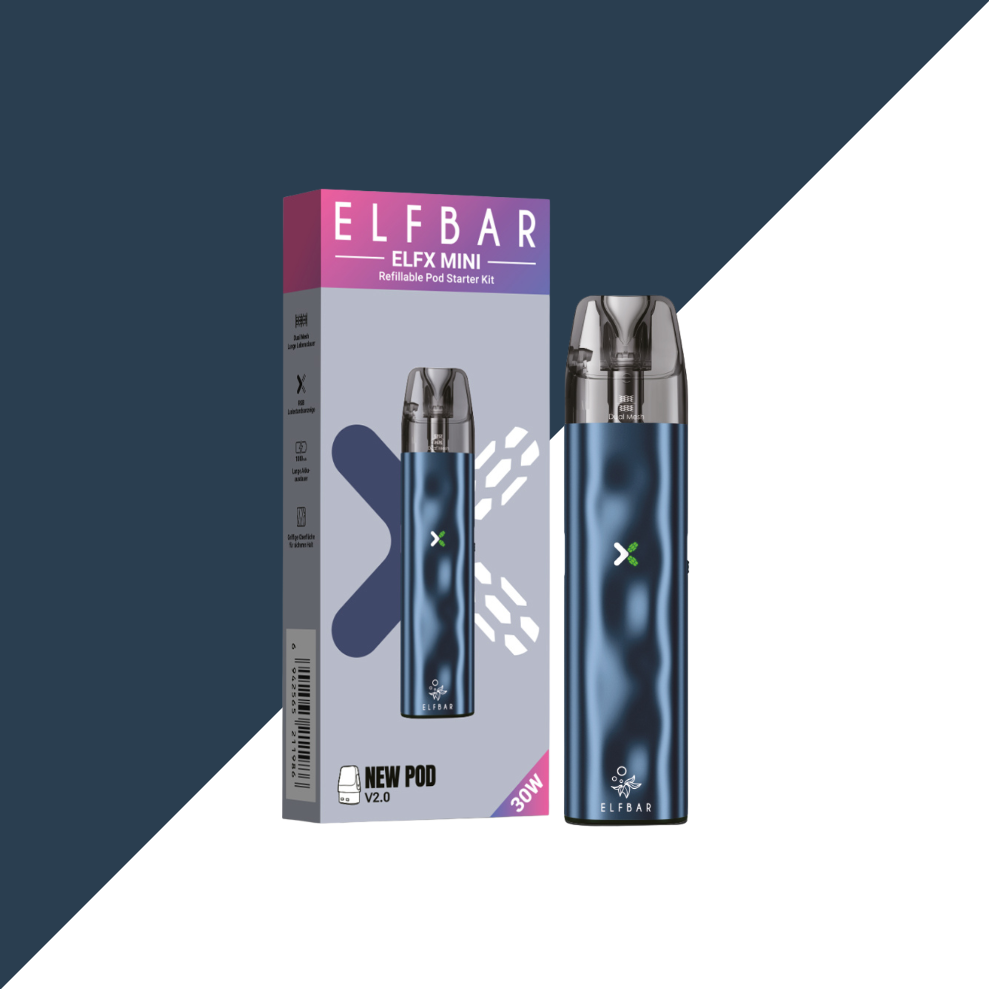 Elfbar ELFX Mini Refillable Kit - Alle Farben