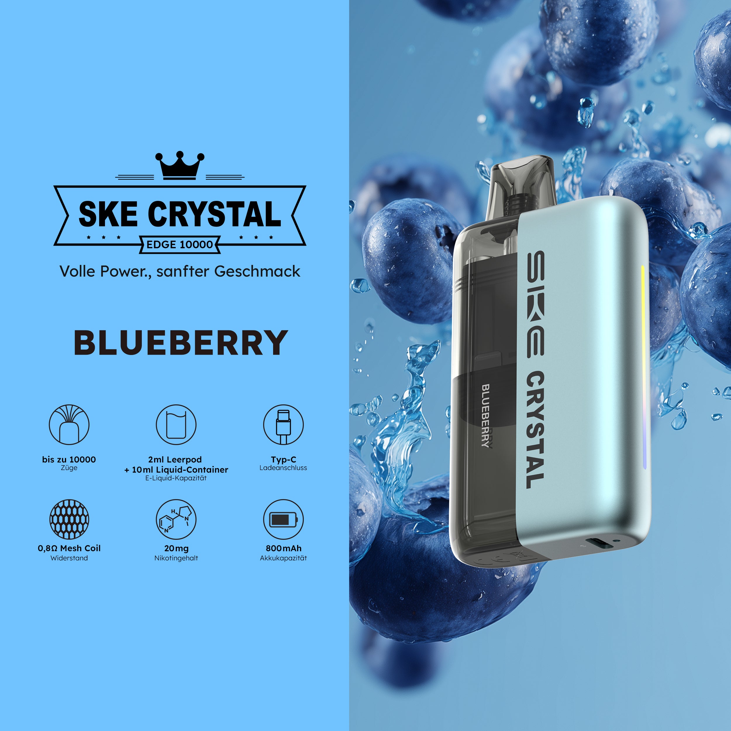 SKE Crystal Edge 10000