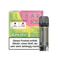 Elfbar Elfa Pod (2 Stück pro Packung)- Apple Peach