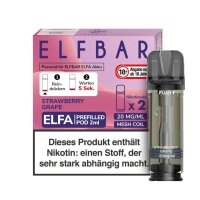 Elfbar Elfa Pod (2 Stück pro Packung)- Strawberry Grape