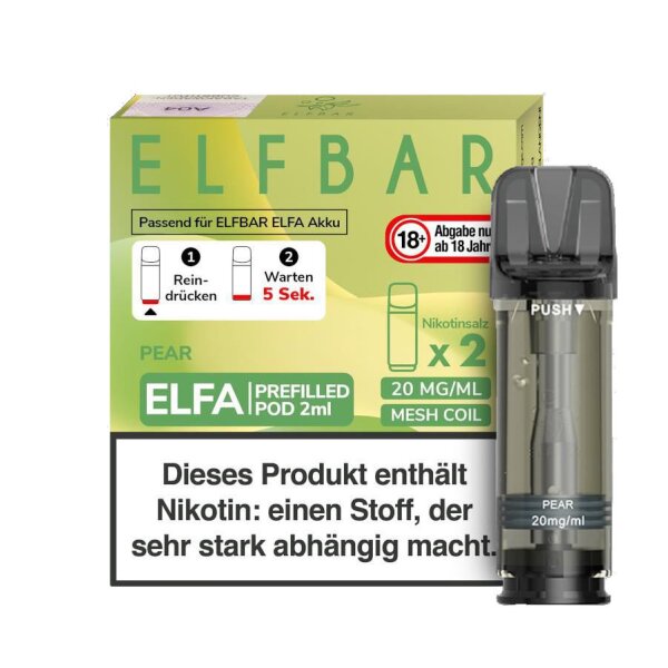 Elfbar Elfa Pod (2 Stück pro Packung)- Pear
