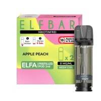 Elfbar - Elfa Pod Apple Peach 0mg/ml (2 Stück pro...