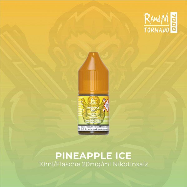 RandM Tornado 7000 Liquid 10ml - Pineapple Ice 20mg/ml