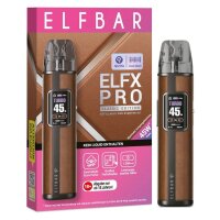 Elfbar ELFX Pro - Classic Edition - StarterKit Braun